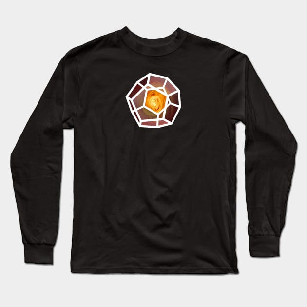 Galaxy space geometry concept: Platonic solid Long Sleeve T-Shirt by Blacklinesw9